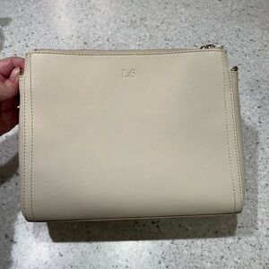 Lo & Sons Pearl - Saffiano Leather Ivory